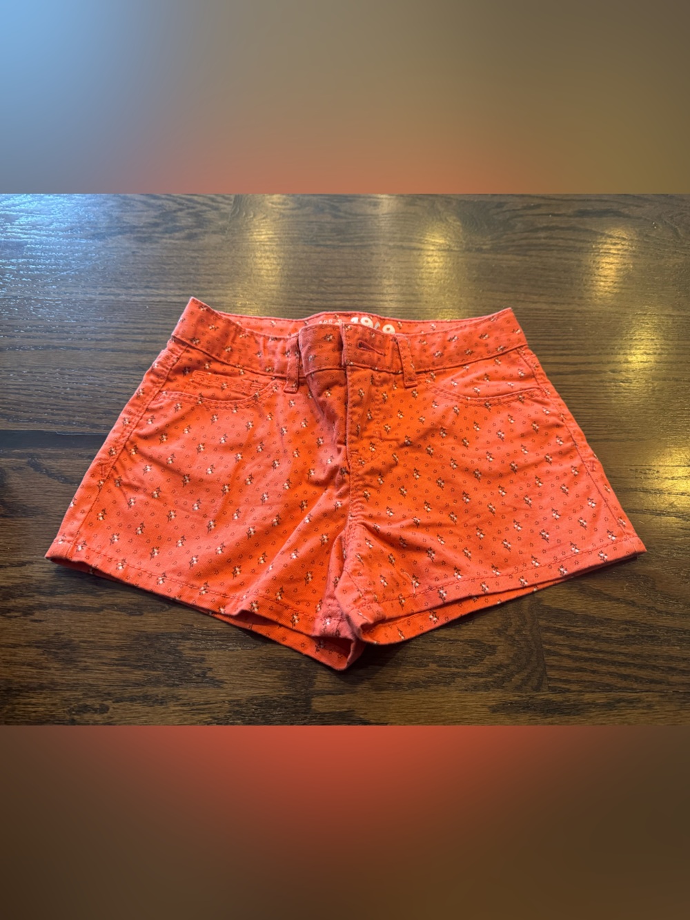 GAP Coral Floral Cotton Shorts